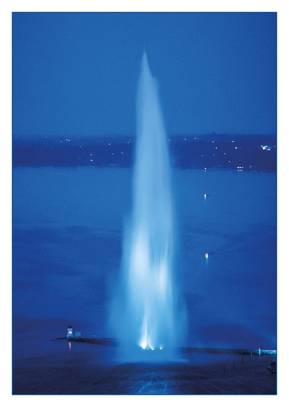 10001 - Genève - Le Jet d'eau (140 m), Suisse