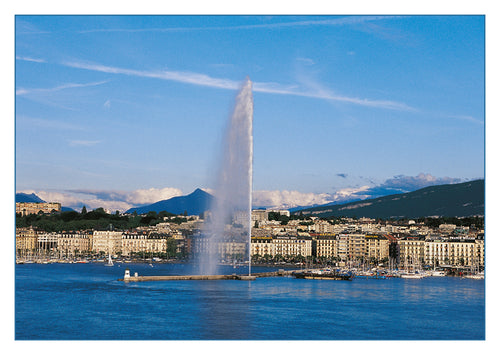 Genève - La rade et le Mont-Blanc, Switzerland