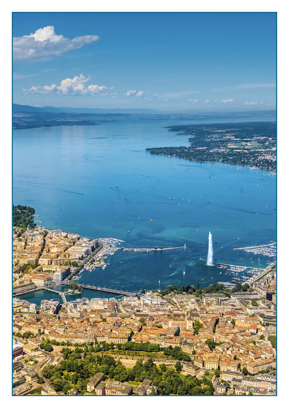 GENÈVE - Ville et lac Léman