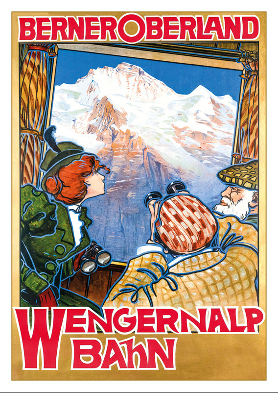10735 - WENGERALP BAHN - Affiche vers 1910
