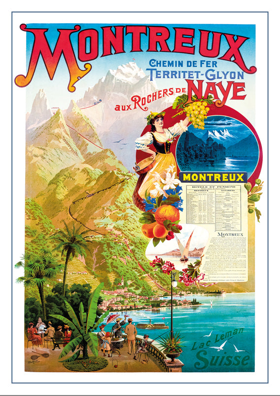 A-10751 - MONTREUX - Poster by Peter Balzer about 1893