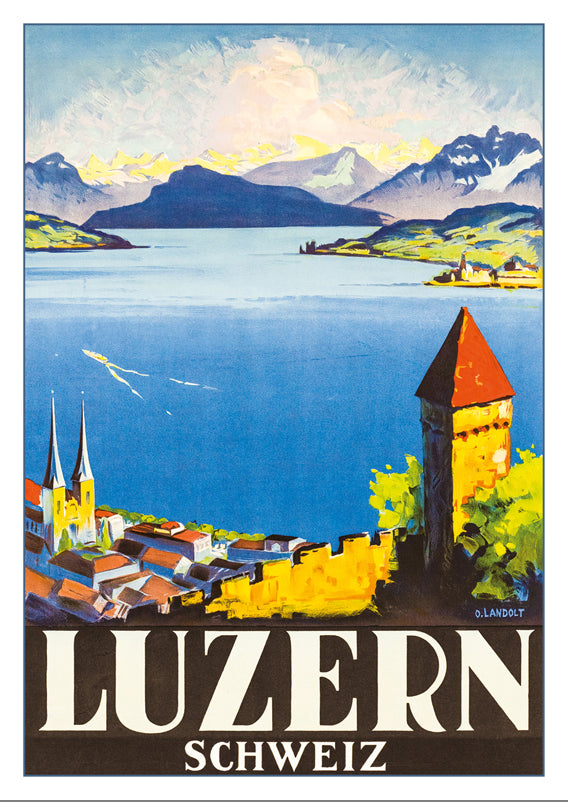 A-10775 - LUZERN - Affiche d'Otto Landolt vers 1930