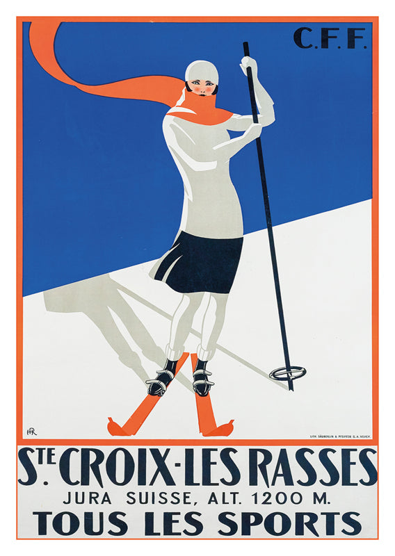 10794 - SAINTE CROIX LES RASSES - Affiche de H. R. - 1922