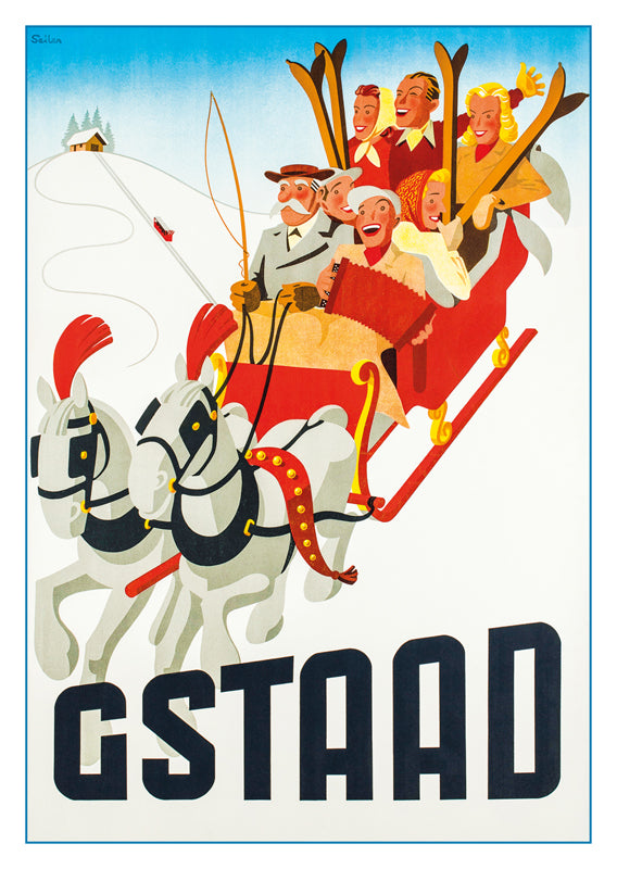 10796 - GSTAAD - Plakat von Seiler um 1940