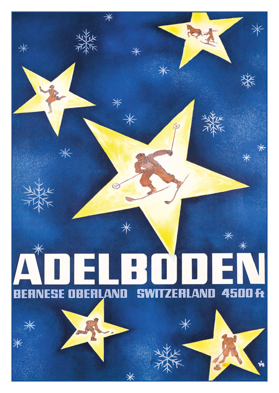 10799 - ADELBODEN - Affiche d'Alex Walter Diggelmann - 1933