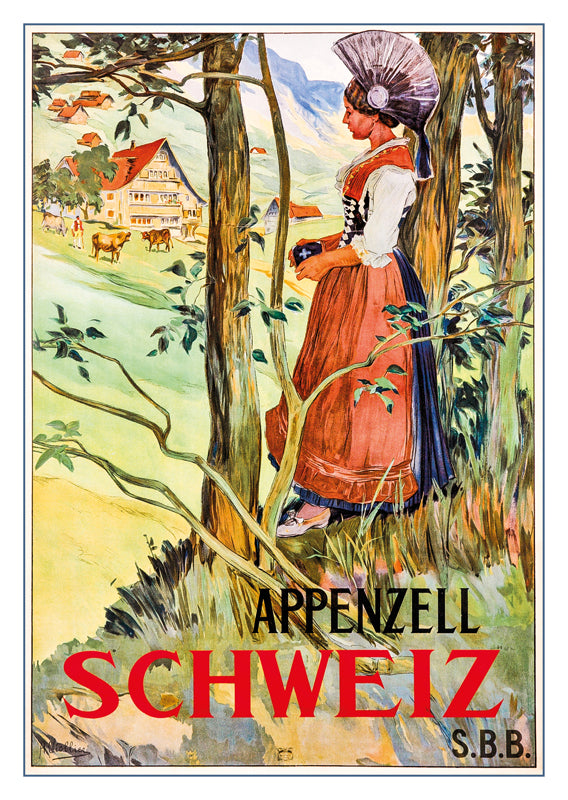 10800 - APPENZELL - Plakat von Auguste Viollier (Godefroy) - 1904