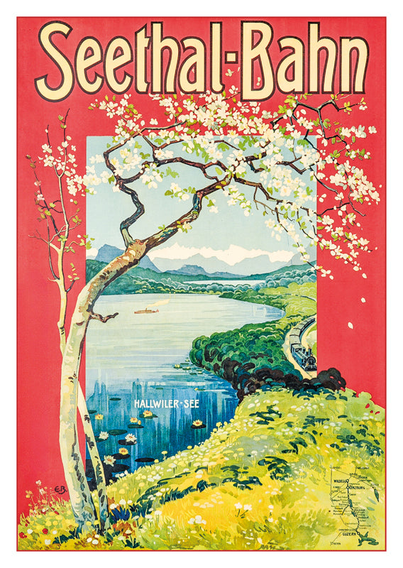 10802 - SEETHAL-BAHN - Plakat von E.B. um 1905