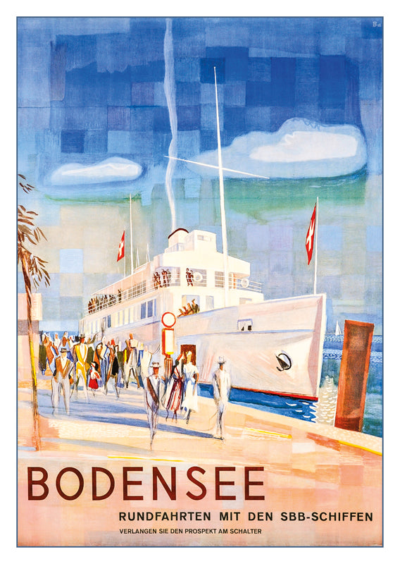 10804 - BODENSEE - Plakat von Otto Baumberger - 1948