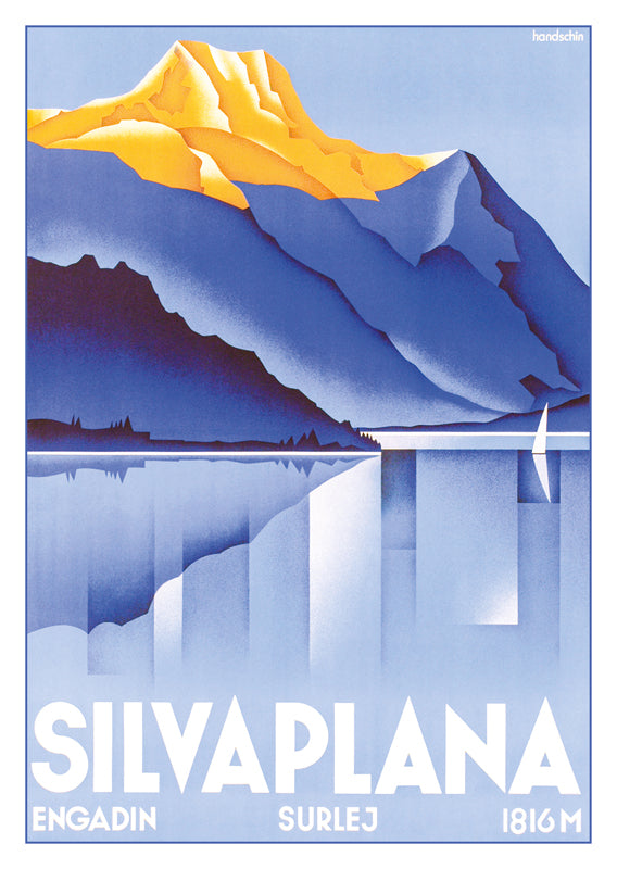 A-10820 - SILVAPLANA - Poster by Johannes Handschin - 1934