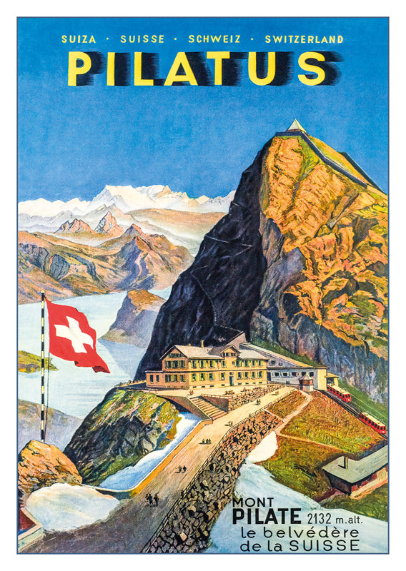 A-10825 - PILATUS - Poster by Otto Betschman about 1939