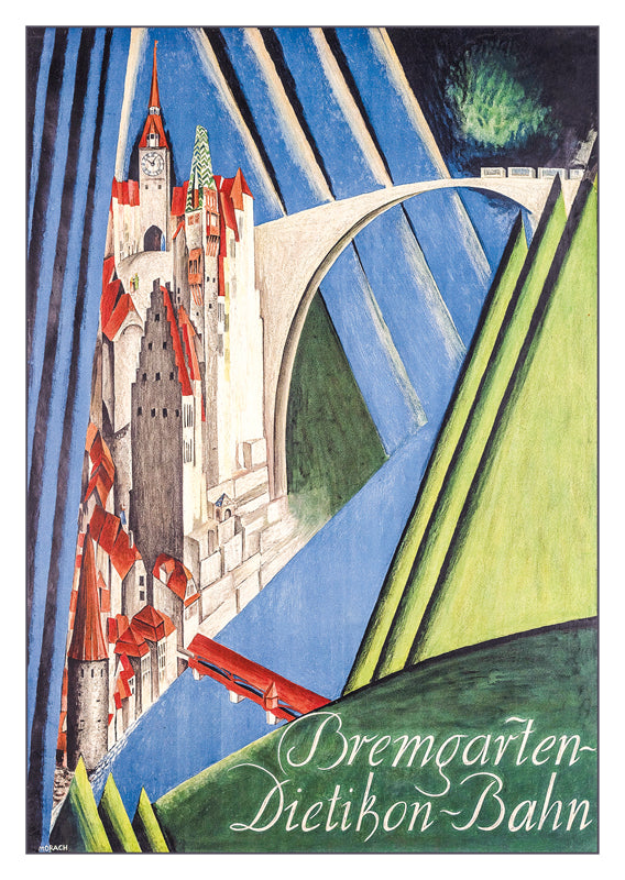 10831 - BREMGARTEN - DIETIKON - BAHN - Plakat von Otto Morach - 1928