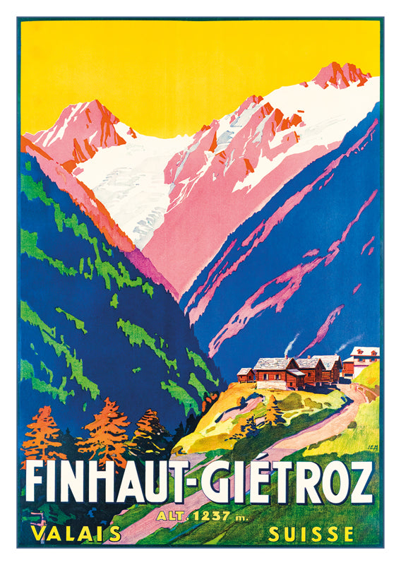 10846 - FINHAUT-GIÉTROZ - Affiche de Johannes Emil Müller - 1934