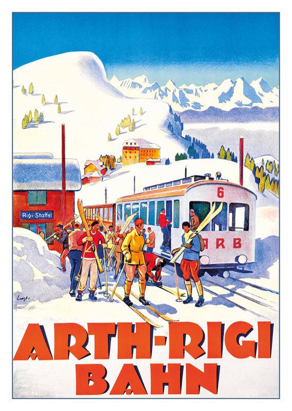 10849 - ARTH-RIGI BAHN - Affiche d'Otto Ernst vers 1924