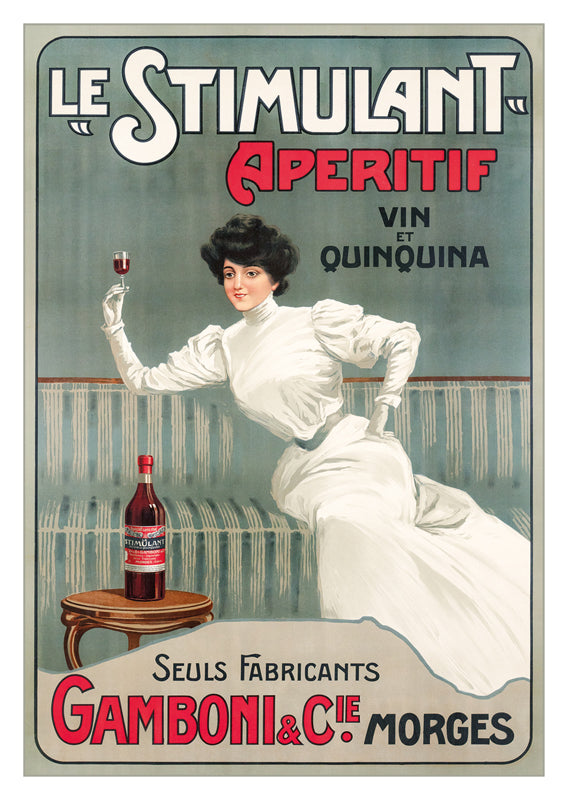 10854 - LE STIMULANT APÉRITIF - MORGES - Affiche vers 1910