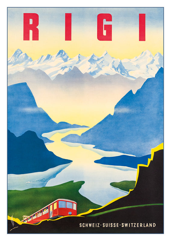 10855 - RIGI - Affiche de Martin Peikert - 1937