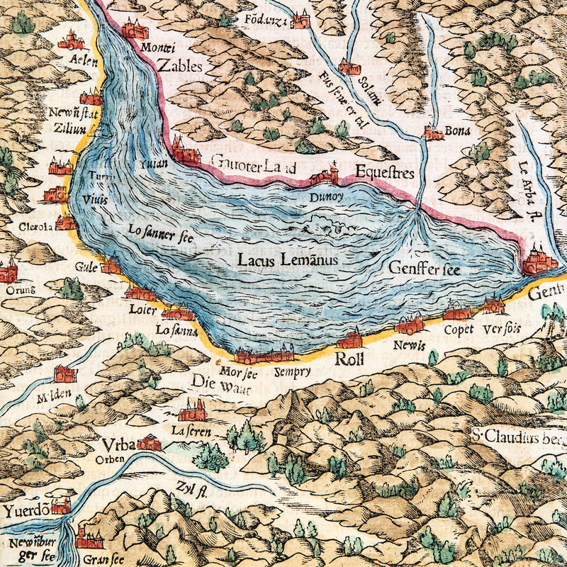 70294 - Swiss Maps - "Du Lac de Leman", Suisse