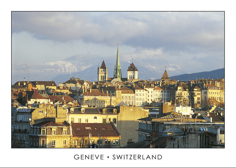 10253 - Genève - Vieille-Ville et cathédrale Saint-Pierre, Suisse