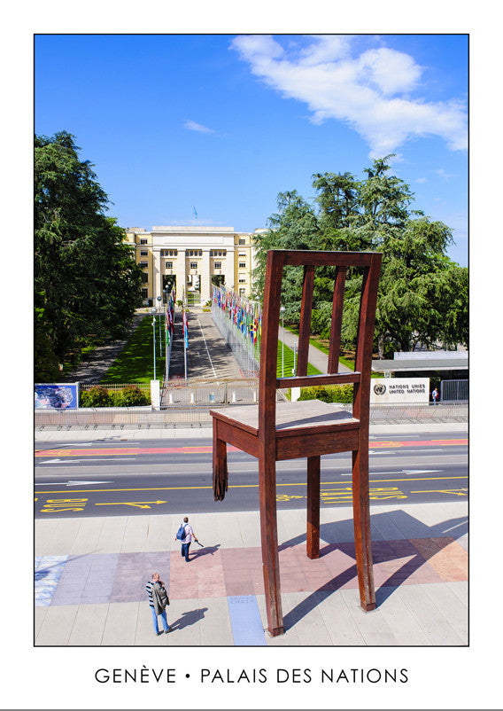 Palais des Nations et Broken Chair