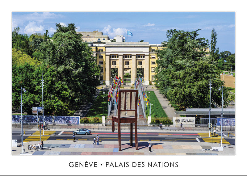 Palais des Nations et Broken Chair