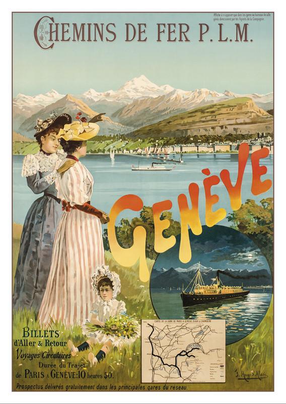 A-10517 - GENÈVE - Poster by Hugo d’Alési - 1894