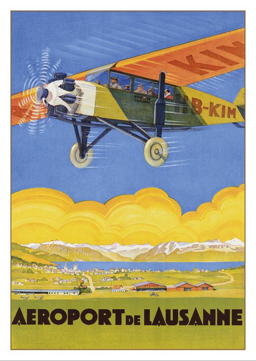 AÉROPORT DE LAUSANNE - Poster  - 1931