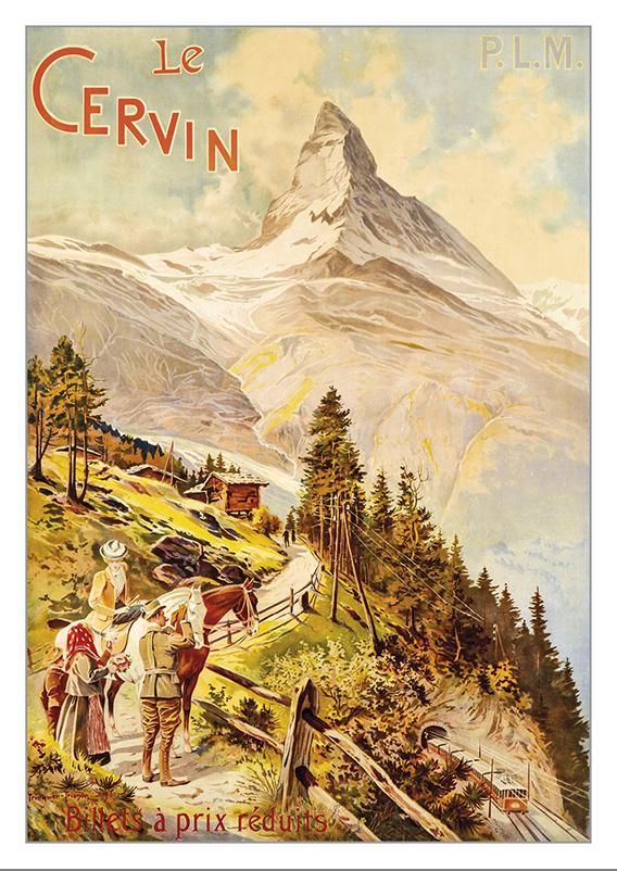Postcard - LE CERVIN - MATTERHORN - Poster by Louis Trinquier-Trianon about 1900
