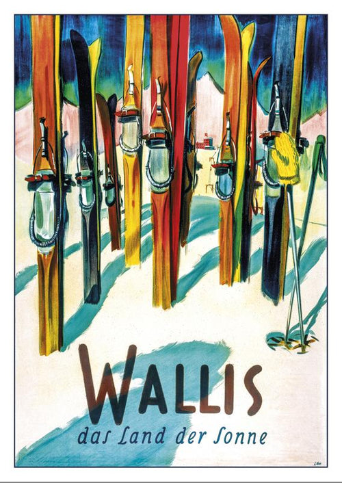 WALLIS - Das Land der Sonne - Poster by Herbert Libiszewski - 1949
