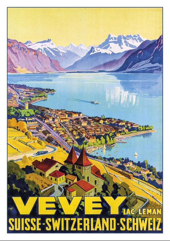 VEVEY - Poster by Johann Emil Müller about 1930