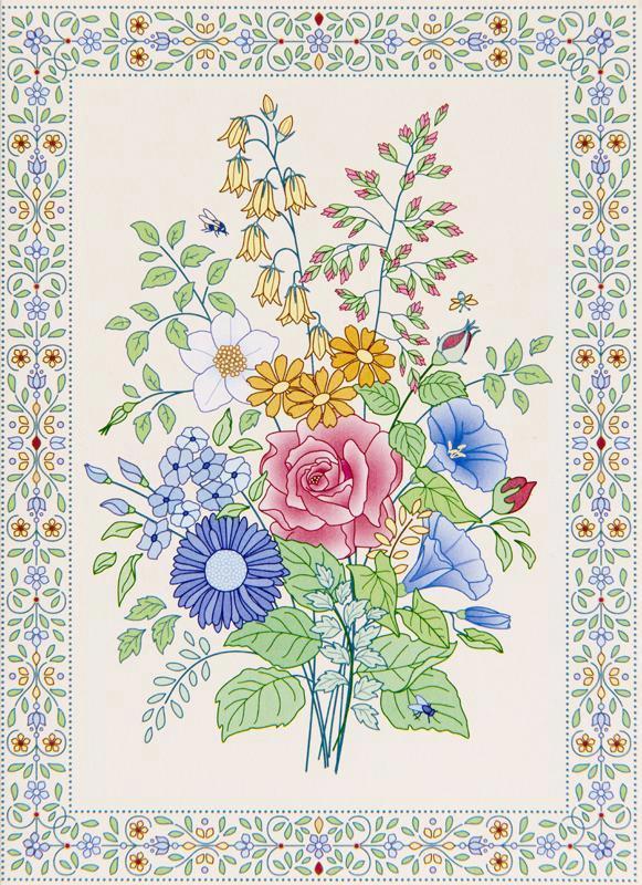  Greetings card - Some Flowers - Beatrix Lazzaro