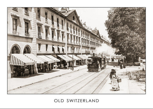 GENEVA, CORRATERIE STREET, ABOUT 1889, SWITZERLAND