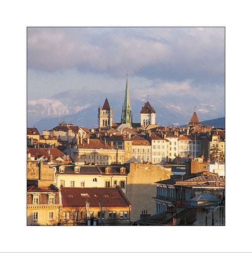Genève,La Vieille-Ville et la cathédrale Saint-Pierre