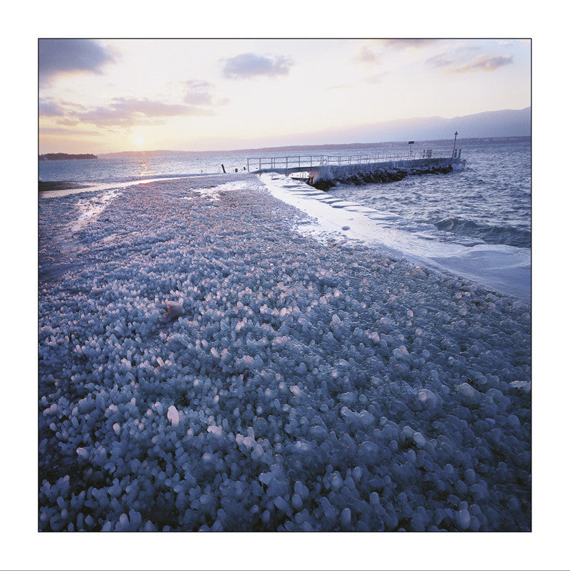 Frozen landing stage